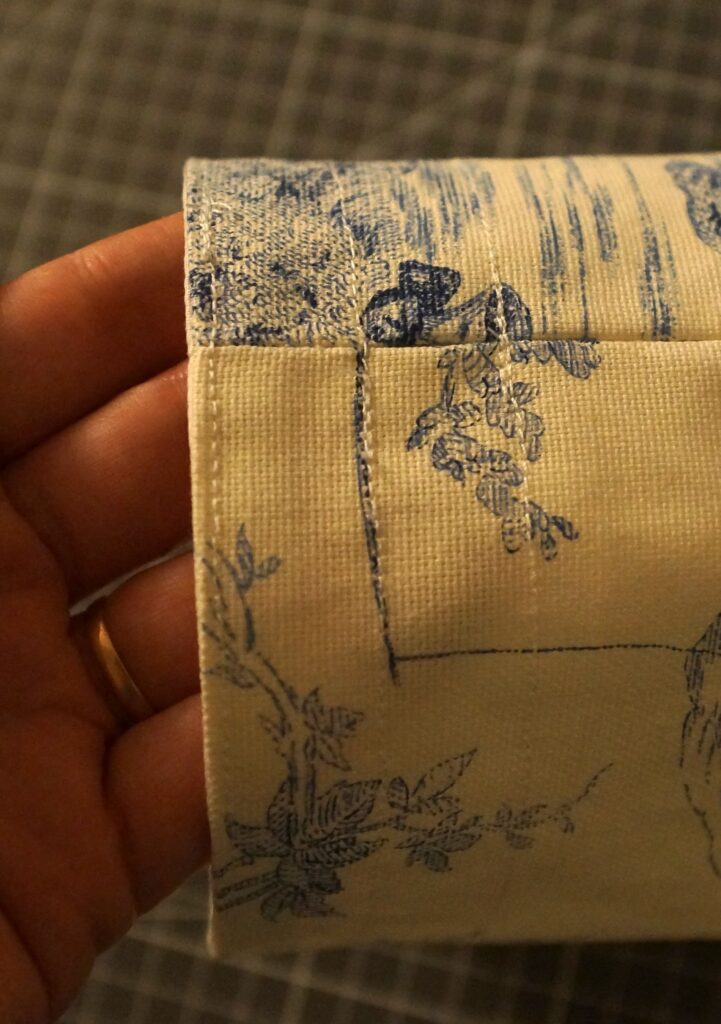 Coudre la coulisse du pochon rond